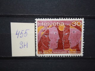 Фото марки Швейцария 1975г *