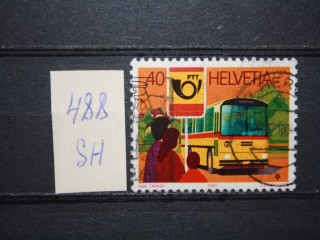 Фото марки Швейцария 1980г