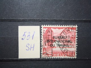 Фото марки Швейцария 1950г