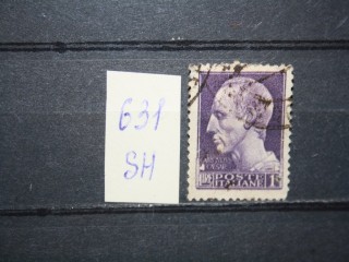 Фото марки Италия 1944-45гг без водного знака
