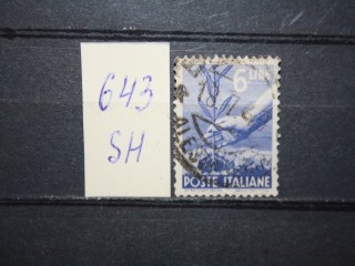 Фото марки Италия 1945г