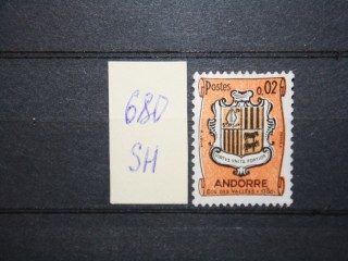 Фото марки Французская Андорра 1961г *