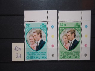Фото марки Гибралтар 1973г серия **
