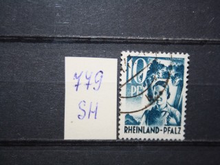Фото марки Германия Рейх Французская зона 1947г