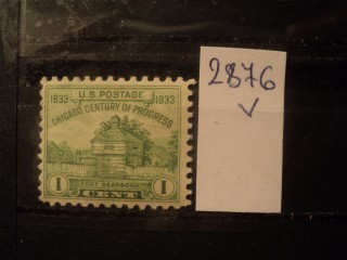 Фото марки США 1933г **