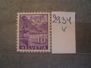 Фото марки Швейцария 1934г *