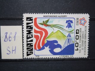 Фото марки Гватемала 1976г **