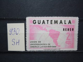 Фото марки Гватемала 1969г *