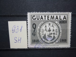 Фото марки Гватемала 1969г