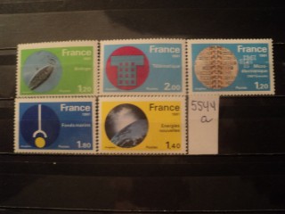 Фото марки Франция серия 1980г **