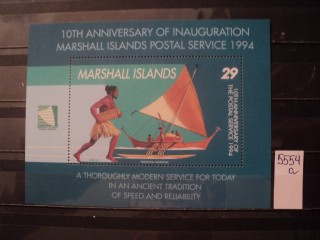 Фото марки Маршаловы острова блок **