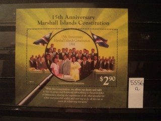 Фото марки Маршаловы острова блок **