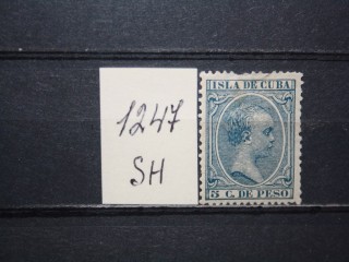 Фото марки Испанская Куба 1896г *