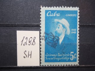 Фото марки Куба 1950г