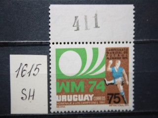 Фото марки Уругвай 1974г **