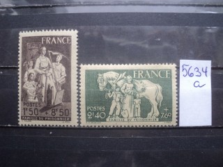 Фото марки Франция серия 1943г *