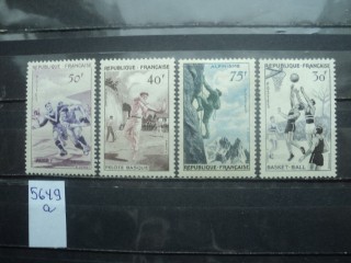 Фото марки Франция серия 1956г *