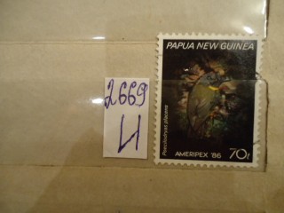 Фото марки Папуа. 1986г