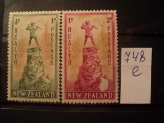 Фото марки Новая Зеландия серия 1945г **