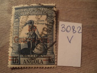 Фото марки Порт. Ангола 1945г