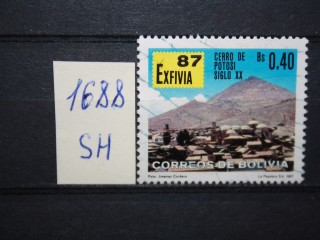Фото марки Боливия 1987г