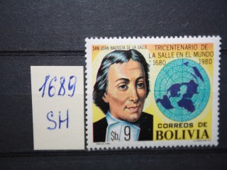Фото марки Боливия 1980г **