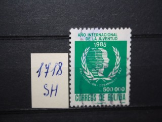 Фото марки Боливия 1986г