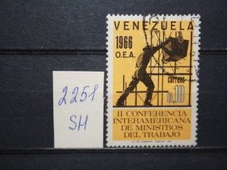 Фото марки Венесуэла 1966г