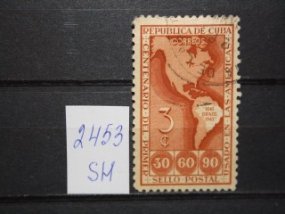Фото марки Куба 1944г