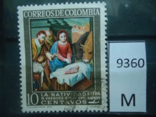 Фото марки Колумбия 1962г