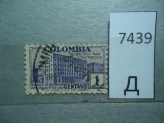 Фото марки Колумбия 1940г