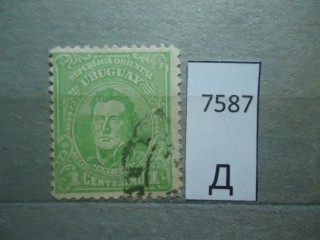 Фото марки Уругвай 1910г