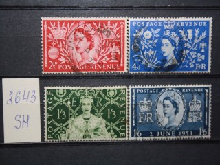 Фото марки Великобритания 1953г серия