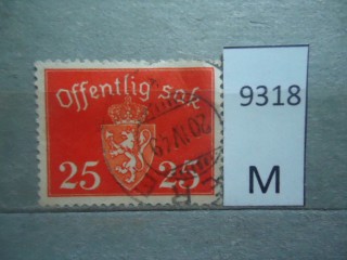Фото марки Норвегия. 1938г