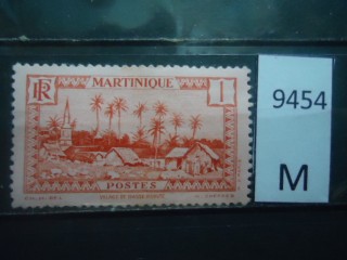 Фото марки Французская Мартиника 1933г *