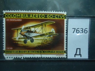 Фото марки Колумбия 1965г