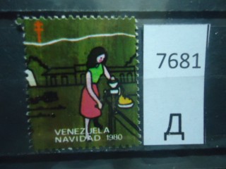 Фото марки Венесуэла 1980г не почт **