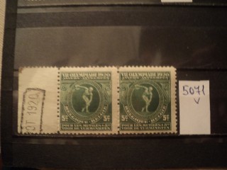 Фото марки Бельгия пара 1920г *