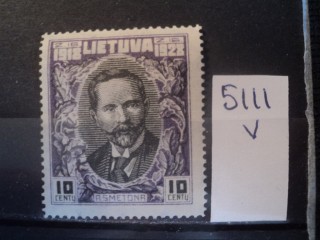 Фото марки Литва 1928г **