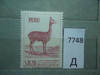Фото марки Перу 1953г **