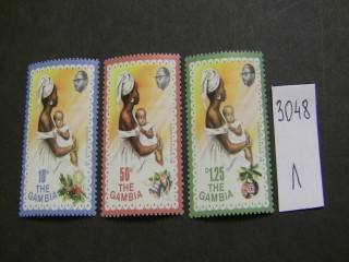 Фото марки Гамбия 1976г серия **