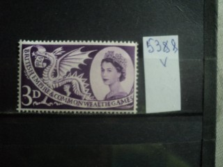 Фото марки Великобритания 1958г **