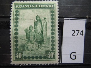 Фото марки Руанда-Урунди 1931г *