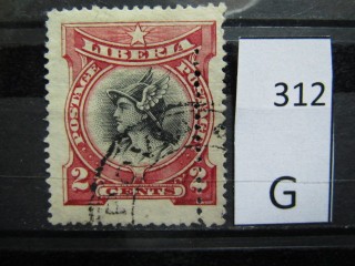 Фото марки Либерия 1906г