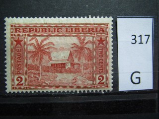 Фото марки Либерия 1915г *