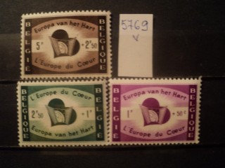 Фото марки Бельгия серия 1959г **
