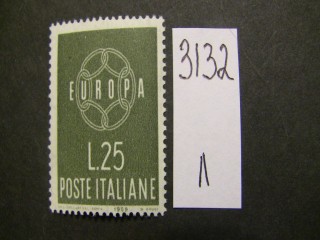 Фото марки Италия 1959г **