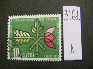 Фото марки Швейцария 1954г