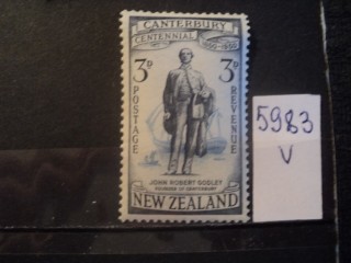 Фото марки Новая Зеландия 1950г **