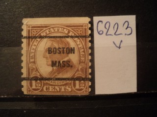 Фото марки США. Бостон